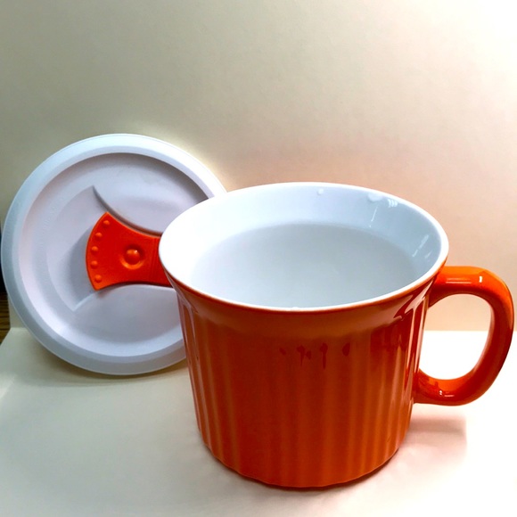 Corningware Kitchen Corningware 2 Ounce Orange Travel Soup Mug Part